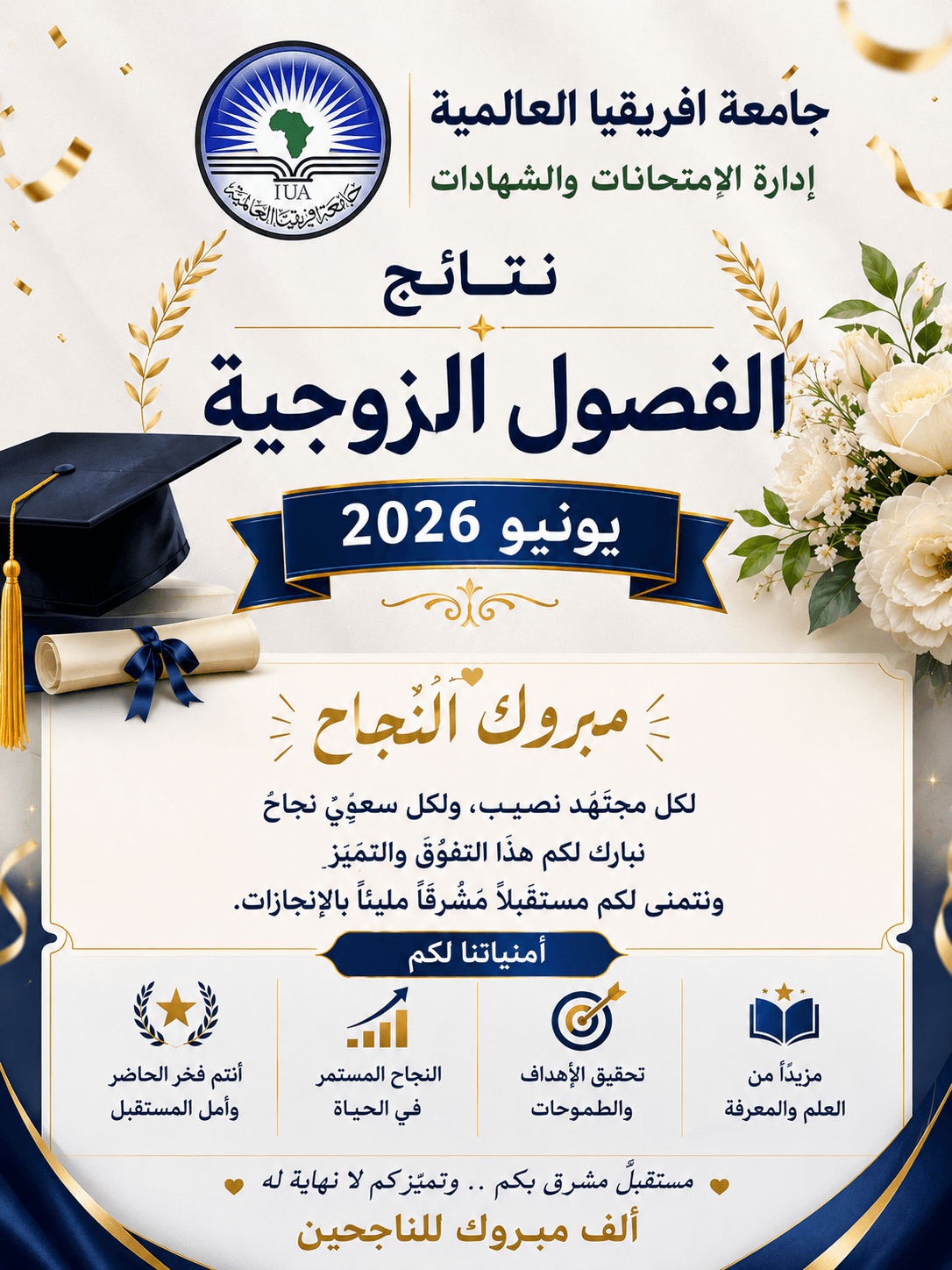 نتائج امتحانات الفصول الزوجية يونيو 2026م